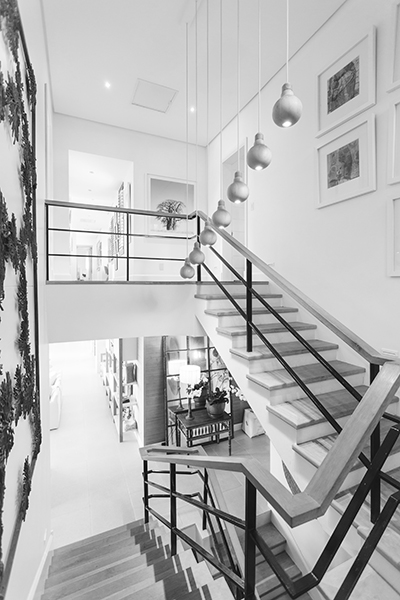 Inside of a house